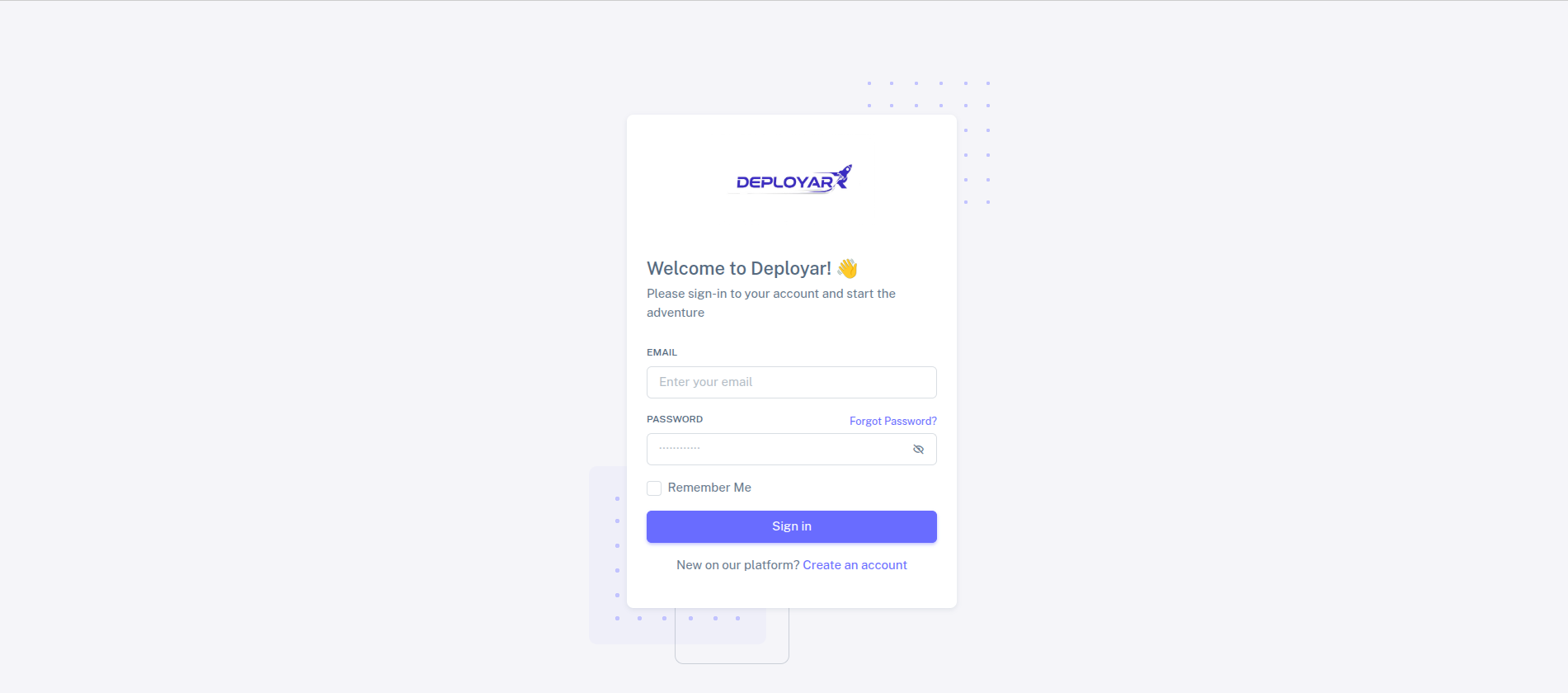 Login Screenshot